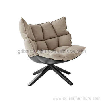 Husk Chair Swivel Chair with Cushion by fibreglass